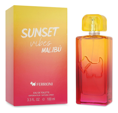 Ferrioni Sunset Vibes Malibu 100ml Edt Spray - Dama