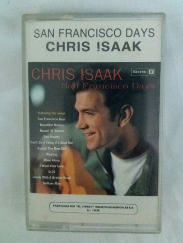 Chris Isaak San Francisco Days Cassette Original Oferta 