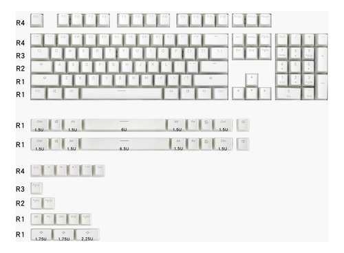 Pudding Keycaps, Easy Install Comfortable 139 Keys For