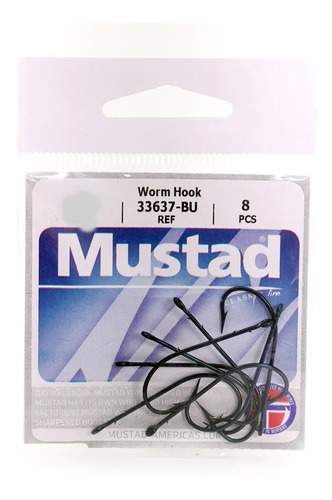 Anzuelo Mustad 33637-bu Worm 4/0 Variada Mar