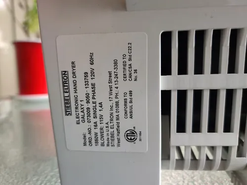 Secador De Manos Automatico (Usado)