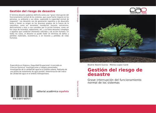 Libro: Gestión Del Riesgo De Desastre: Grave Interrupción De