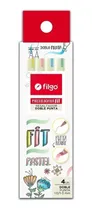 Comprar Resaltadores Filgo Doble Punta Multilighter Fit Pastel X 4