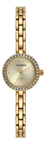 Relogio Mondaine Feminino Ref: 32497lpmvdm1 Social Dourado