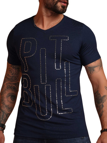 Camiseta Masculina Pit Bull Jeans  Nova Coleção