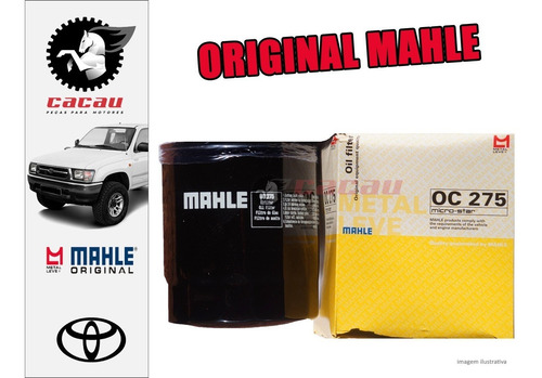 Filtros Óleo Toyota Hilux Land Cruiser Original Mahle Oc275