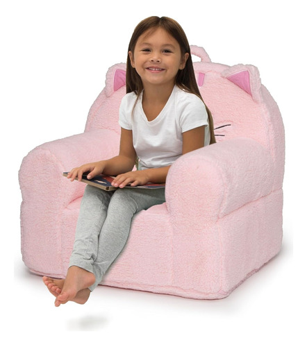 Delta Children Sillon Infantil Para Niños Pequeños Sofá Rosa