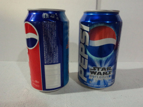 Star Wars Lote De 2 Latas De Pepsi De Los 90s