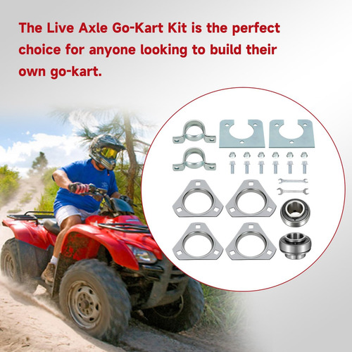 Kit De Rodamiento De Eje Vivo De Fvrito Go Kart, Accesorio 2