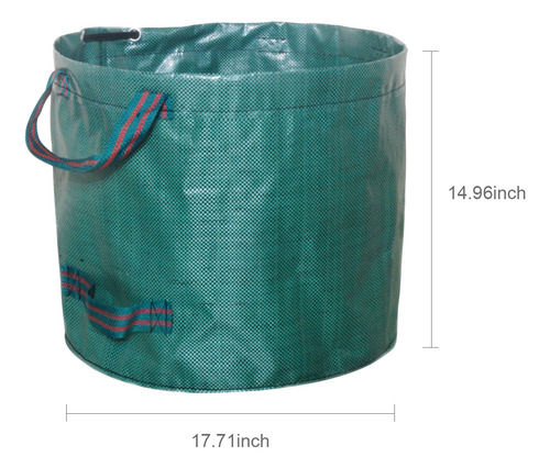 Saco De Lixo De Folhas De Jardim Reutilizável E Pesado De 60