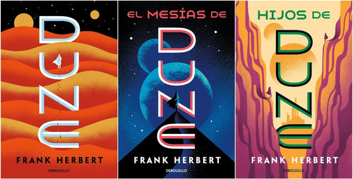 3 Libros Crónicas De Dune 1 2 3 - Herbert Frank - Debolsillo