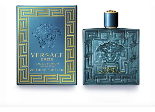 Perfume Original Versace Eros 200ml Edp Caballero