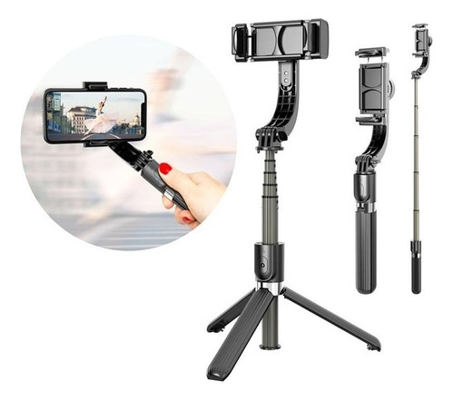 L08 Estabilizador Gimbal Bluetooth Selfie Stick Y Trípode