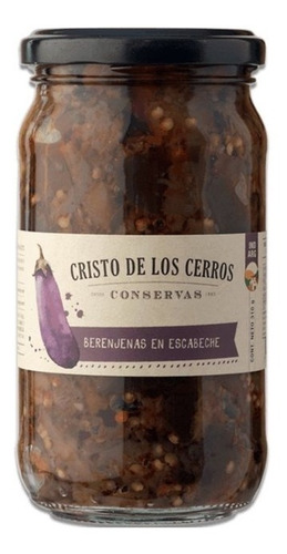 Berenjenas En Escabeche X640gr - Cristo De Los Cerros