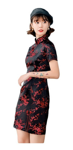 Vestido Chino Tradicional Qipao Cheongsam Adorno 2