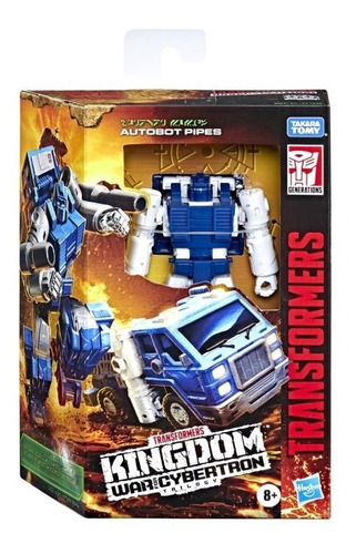 Transformers Wfc Kingdom Autobot Pipes (deluxe Class)