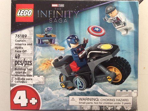 Lote De Lego Capitán América Contra Hydra Y Shuri Lab (Usado)
