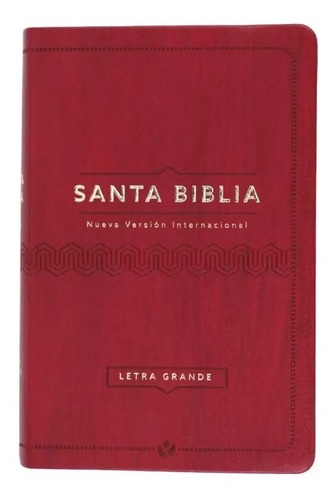 Santa Biblia Nvi Letra Grande, Cuero Ecologico