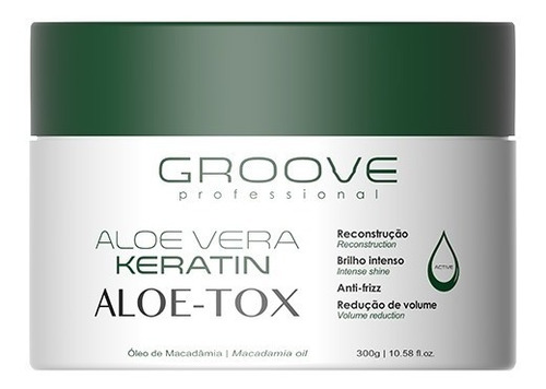 Botox Capilar Aloe-tox Keratin Aceite Macadamia 300 Gr 