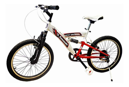 Bicicleta Niños Unibike R20 Nene Kawasaki Con Susp. 6 Veloc.