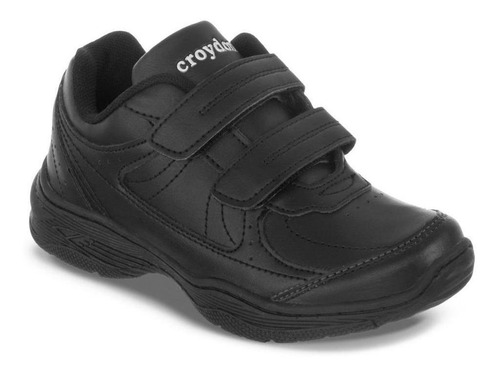 Imagen 1 de 6 de Zapatos Colegial 11 New Negro Para Niño Y Niña Croydon