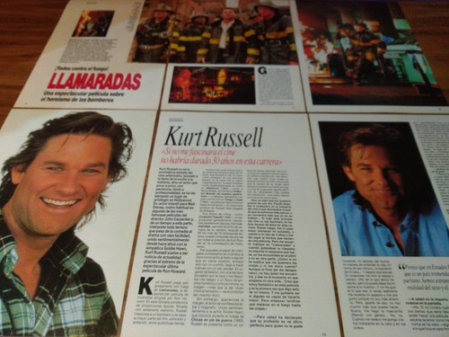 (ap079) Kurt Russell * Recortes Revistas Clippings