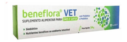 Suplemento Beneflora Vet Alimentar Para Cães E Gatos 14g 