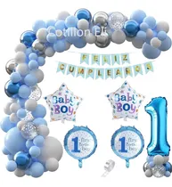 Comprar Kit Deco Arco Globos Cumple Primer Añito 1 Año Nene Varon