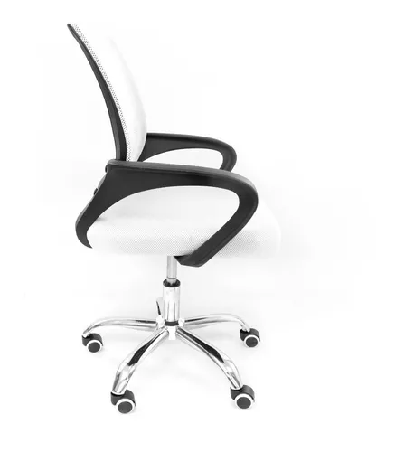 Silla escritorio despacho con ruedas blanca 