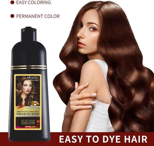 Mokeru Champú Profesional Para Tinte De Cabello Con Aceite D