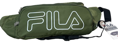 Cangurera Deportiva Fila  100% Original  Xl Verde Militar