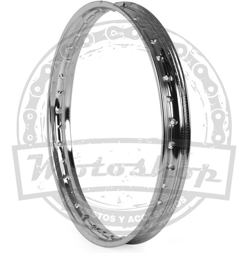 Llanta Cromada 215 X 18 Para Cross Tipo Shark Labio Hacia Af