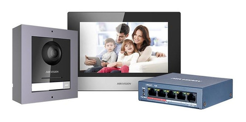 Kit De Videoportero Ip 2 Megapixel Monitor Touch Ds-kis602