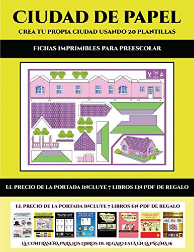 Fichas Imprimibles Para Preescolar -ciudad De Papel: Crea Tu