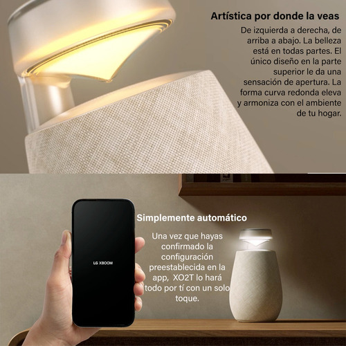 Bocina Bluetooth Con Iluminación LG Xboom 360o 15 Hrs Ip55