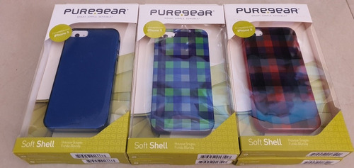 Forro Protector Puregear Para Apple iPhone 5 En 3 Vrds. 