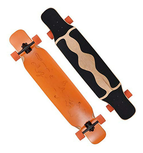 Longboard Cruiser Skateboards Para Adultos Y Adolescentes, 