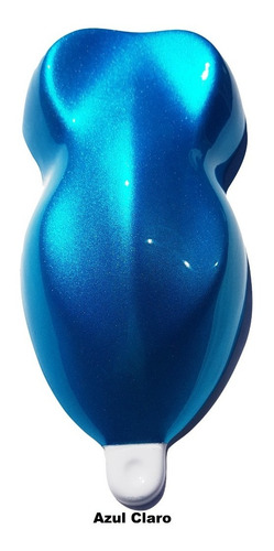 Imagen 2 de 3 de Barniz Candy Color Azul Claro X 1 Lt.