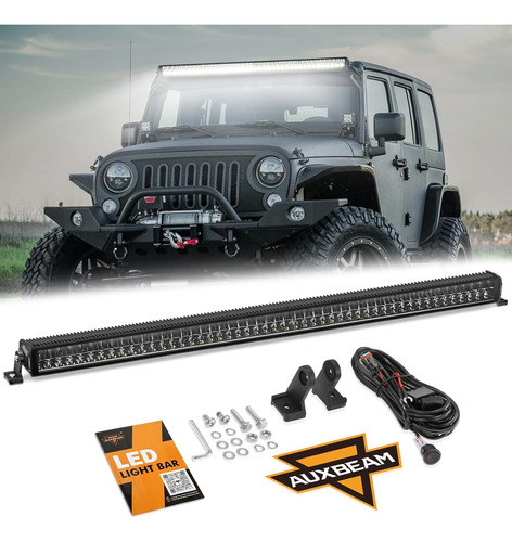 Barra De Luz Led De 52 Pulgadas, 350 W, Lúmenes, Antirreflej