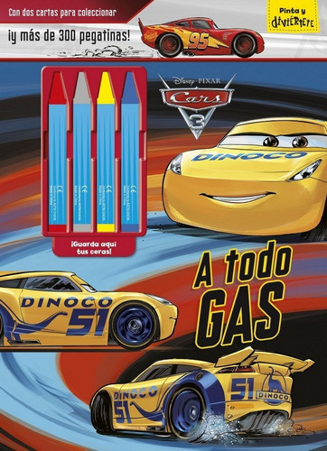 Cars 3. A todo gas, de Disney. Editorial Libros Disney, tapa blanda en español