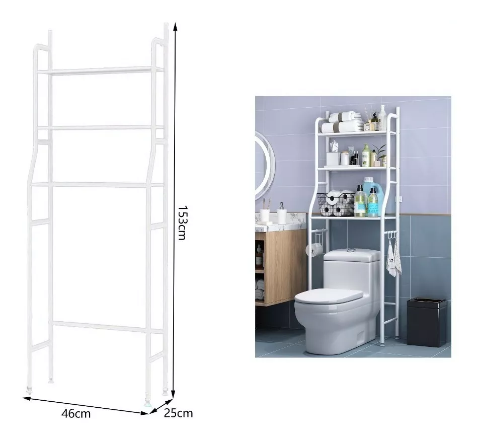 Tercera imagen para búsqueda de rack para baño