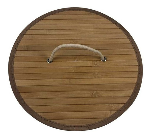 Imagen 4 de 6 de Cesto Organizador Ropa Sucia Bambu Tapa Ropa Envio Gratis