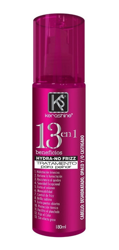 Kerashine Tratamiento Capilar 13 Hydra-no Frizz 180 Ml