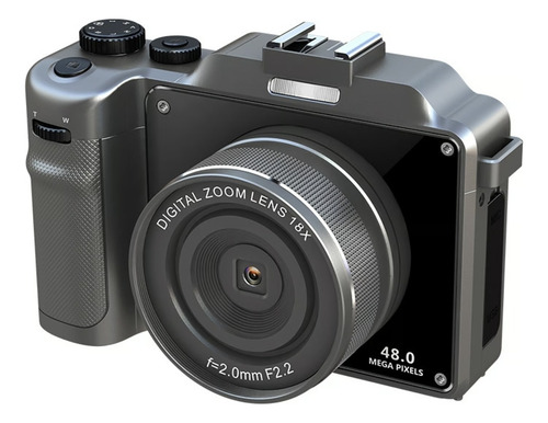Cámara Digital Selfie Slr 4k 48mp Fsd-x9 Negro 64gb