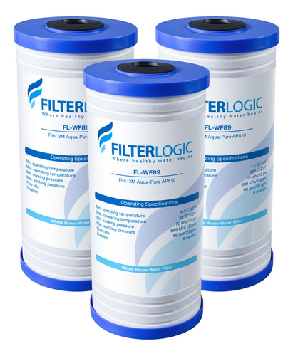 Filterlogic Ap810 Filtro De Agua Para Toda La Casa, Repuest.