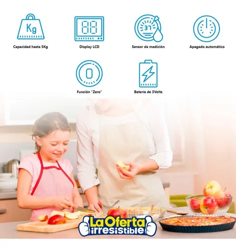 Balanza Cocina Nappo Digital Bowl Inclu do En Oferta Loi Cuotas