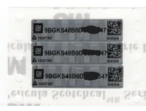 Comprar Etiqueta Destrutiva Selo De Identificação Chassis Onix Gm
