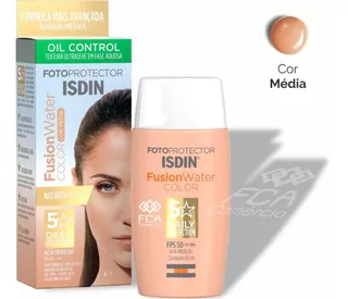 Fotoprotector Isdin Fusion Water Color Cor Média Fps50 50ml