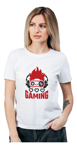 Polera Mujer Gaming Gamer Algodón Orgánico Wiwi