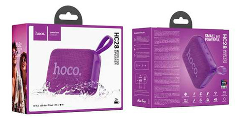 Parlantes Bluetooth Hoco Hc28 Fm Usb Aux Tf Morado